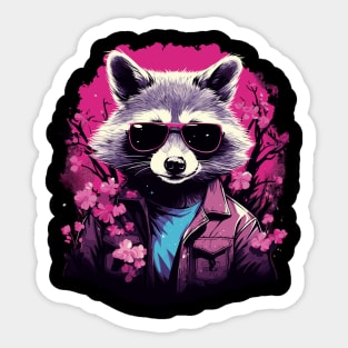 Cottagecore Kawaii Anime Raccoon Men Women Funny Raccoon Sticker